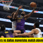 lakers vs dallas mavericks match player stats